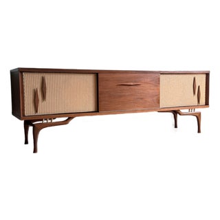 Vintage MCM Atomic Stereo Console For Sale