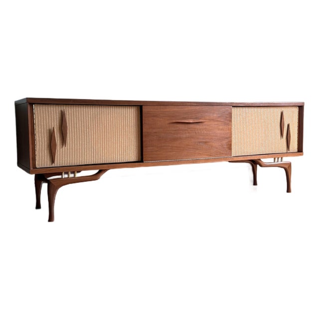 Vintage MCM Atomic Stereo Console For Sale