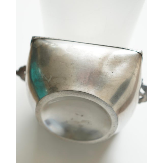 Art Deco Square Pocket Ashtray in Silver Metal from Km, 1930s For Sale - Image 13 of 18