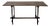 Antique Rustic Minimal Italian Wooden Carved Trestle Console Table, 1890s For Sale