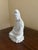 Chinoiserie Mid 20th Century Blanc De Chine Porcelain Seated Kwan Yin Figure For Sale - Image 3 of 11
