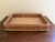Farmhouse Late 20th Century Woven Oak and Leather Pyrex Casserole Serving Basket For Sale - Image 3 of 13