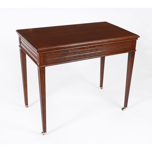 This is a fabulous high quality antique French Oak, roulette games table, Circa 1860 in date. The games table is made of...