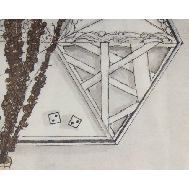 Paper 1990 Watercolor Still Life Painting Signed by Artist James Spencer Russell For Sale - Image 7 of 9