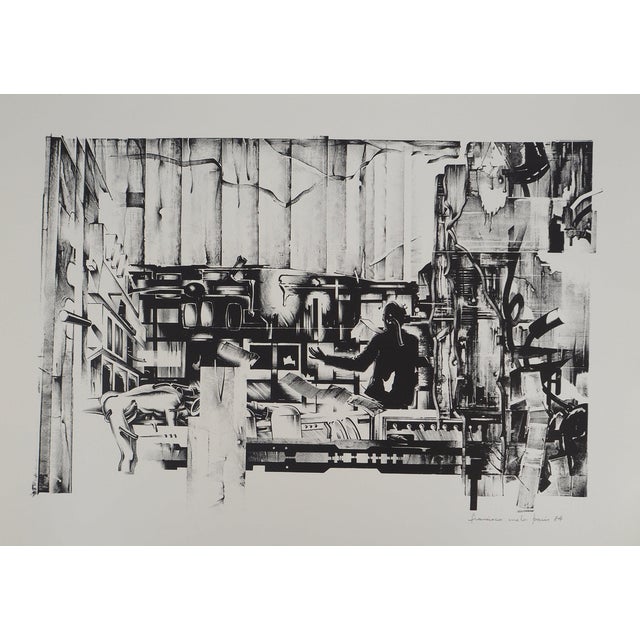 Francisco Melo, Dystopie scientifique (Nude), Lithograph For Sale