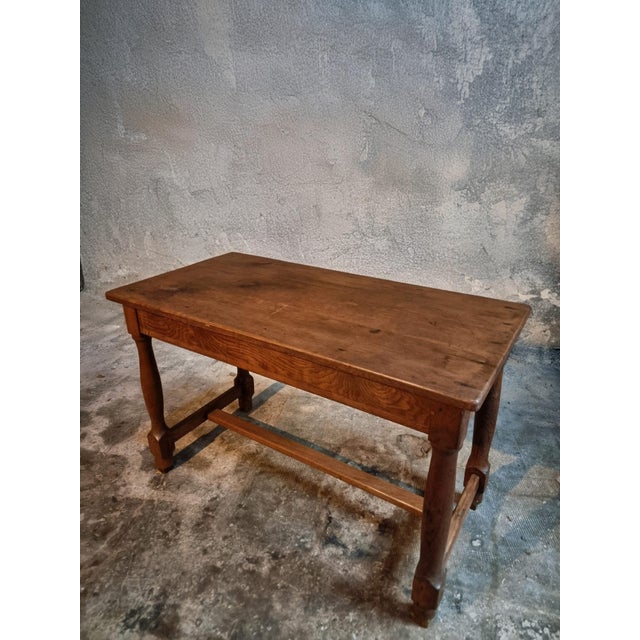 Antique French Farmhouse Table in Oak, 1780s For Sale - Image 5 of 18