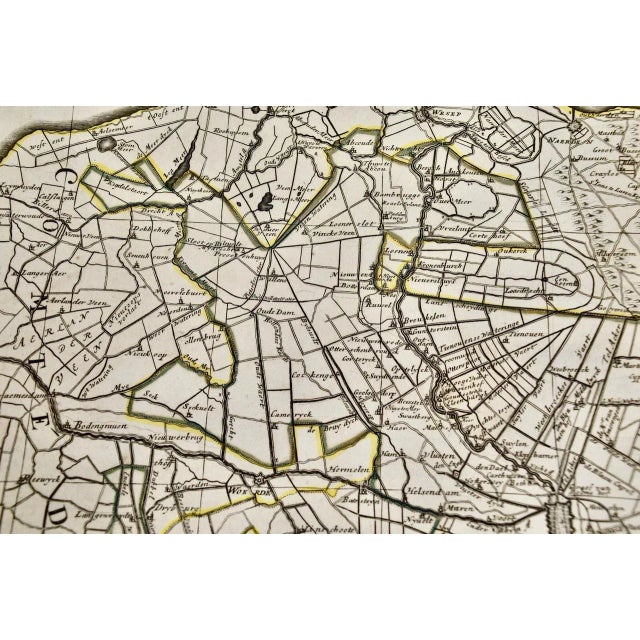 This large hand-colored map entitled "La Seigneurie d'Utrecht. Dressé sur les memoires les plus nouveaux par le Sr....