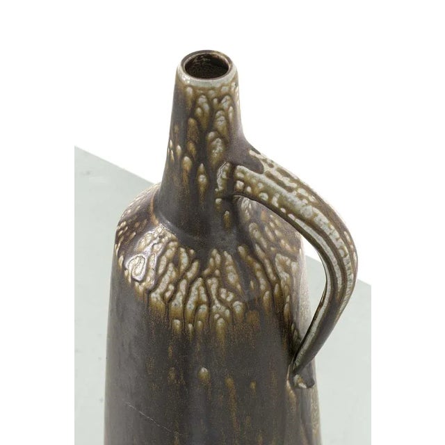 Vintage German Ceramic Vase For Sale - Image 3 of 7