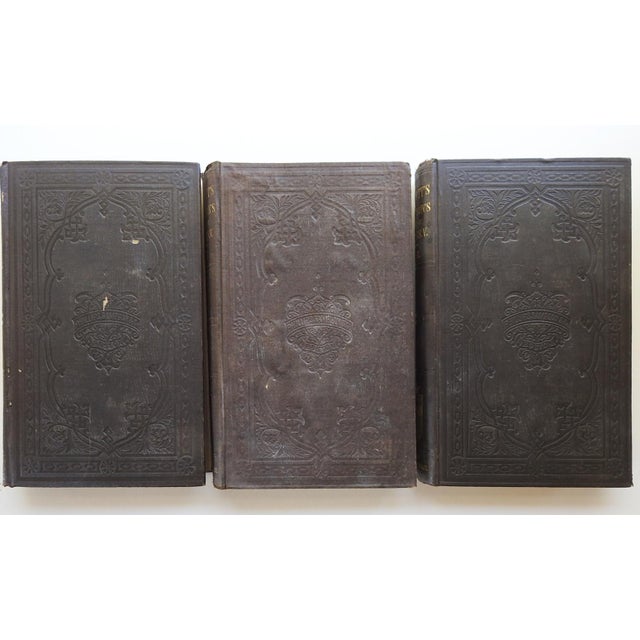 1857 History Charles v by Prescott and Robertson - Set of 3 Books For Sale - Image 4 of 6