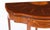 19th Century Mahogany and Satinwood Inlaid Serpentine Card Console Table For Sale - Image 11 of 18