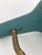 Blue Sculptural Brass and Petrol Desk Lamp by Harald Notini for Böhlmarks, 1950s For Sale - Image 8 of 10