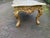 1940s Italian Baroque Rococo Gold Beech Marble Coffee Table 1pc For Sale - Image 10 of 11