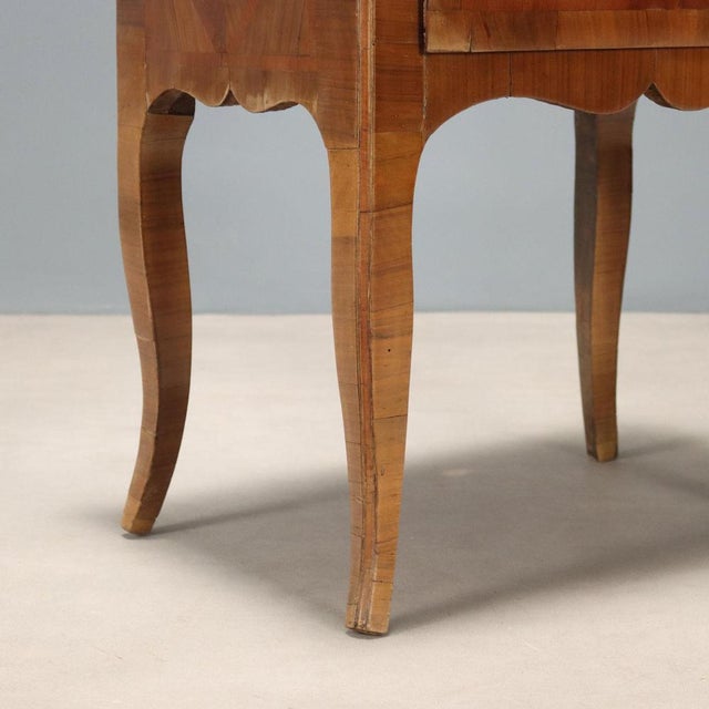 Baroque Bedside Table in Walnut For Sale - Image 5 of 8