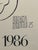 1980s Rare! 1986 Al Hirschfeld Norman Lear Museum of Broadcasting Framed Poster 29x21" For Sale - Image 5 of 7
