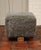 Vintage Grey Shearling Footstool For Sale - Image 4 of 8