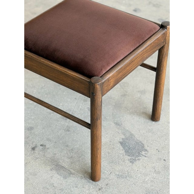 1970s Minimal Dark Brown Mid Century Chairs For Sale - Image 13 of 15