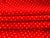 Contemporary Vintage Kimono Silk Blend by the Yard Red With Diamond Shape Dots For Sale - Image 3 of 5