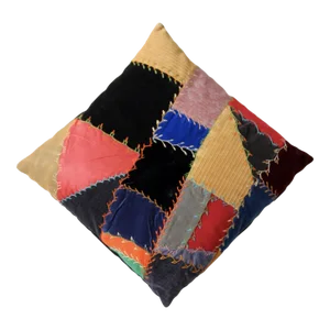 Antique Crazy Quilt Throw Pillow