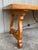 20th Century Spanish Cyprees Lyre Legs Trestle Dining Farm Table For Sale - Image 11 of 18