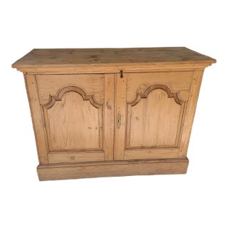 Antique Pine Sideboard / Cupboard From England For Sale