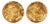 19th Century Pair of Rockingham Glaze Spatterware Yellowware Pottery Plates For Sale