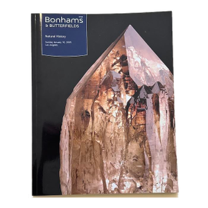 Bonhams & Butterfields "Natural History" Auction Catalog, Circa 2005