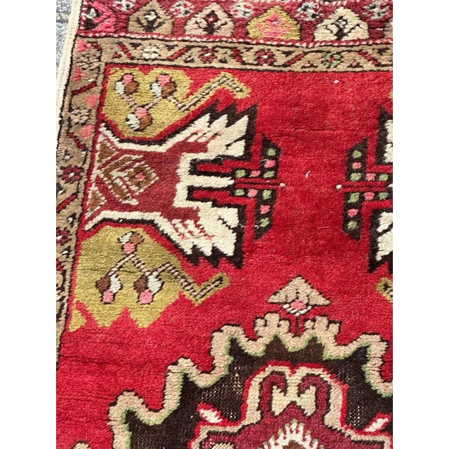 Small Vintage Turkish Bobyrugs Yastik Rug, 1970s For Sale - Image 10 of 16