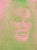 Peter Mayer, Jocelyn Wildenstein (Pink/Green), Acrylic and Silkcreen on Canvas For Sale
