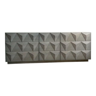 Grey Atria Credenza by Megan Grehl For Sale