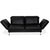 Moule Two-Seater Sofa in Black Leather from Brühl For Sale - Image 16 of 16