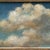 Contemporary Contemporary Plein Air Cloud Oil Painting in Vintage Gold Frame For Sale - Image 3 of 6