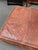 Rustic Leather Storage Ottoman, Cognac For Sale - Image 10 of 12