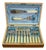 Antique Victorian Silverplate Celluloid Fork Knife Fish Serving Set With Box - 27 pcs For Sale