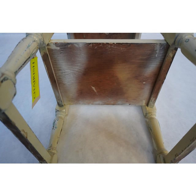 1990s Small Painted Wood Side Table For Sale - Image 14 of 14