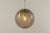Glass Large Smoky Glass Ball and Brass Pendant Lamp from Limburg, Germany, 1970s For Sale - Image 7 of 13