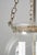 Antique 7.5 In. Clear Crystal Onion Bell Jar Pendant Light For Sale In New York - Image 6 of 14