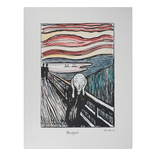 Edvard Munch, The Scream, Lithograph For Sale