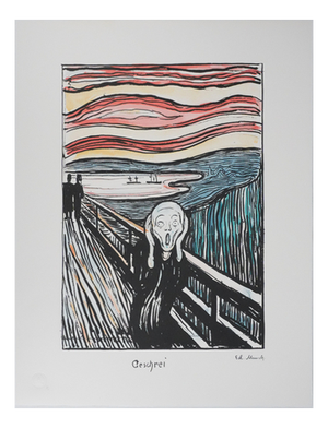 Edvard Munch, The Scream, Lithograph