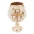 Vintage Fratelli Fanciullacci Ceramic Sgraffiti Pedestal Vase Bowl With Horse Motif, Italy, 1960's For Sale