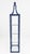 Traditional Palm Beach Regency Cobalt Blue Faux Bamboo Pagoda Etagere For Sale - Image 3 of 12