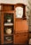 Art Deco Antique Art Deco Secretary Desk | Burl Wood China Cabinet, Arched Mirror Writing Desk For Sale - Image 3 of 6
