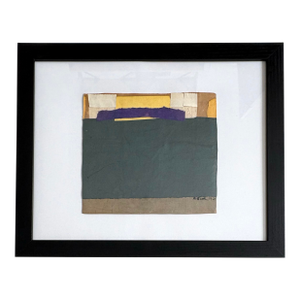 Barbara Beck 1968 Paper Collage Framed