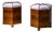Pair of Hexagonal Art Deco Stools, 1st Half 20th Century For Sale