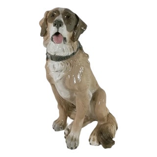 Czechoslovakian Ceramic Dog from Amphora, 1930s For Sale