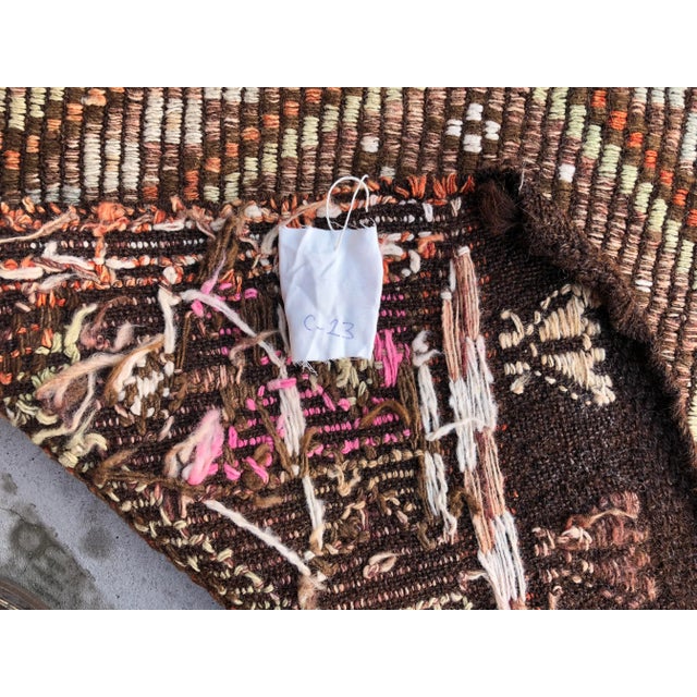 1960s Vintage Turkish Handwoven Rug - 7′4″ × 9′4″ For Sale - Image 4 of 10