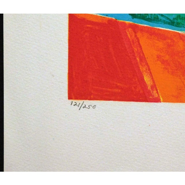 Rene Couturier "Paysage De Mallorca" Hand Signed Lithograph Art For Sale In Denver - Image 6 of 7