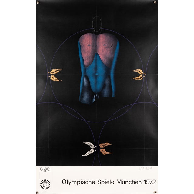 Olympia Lithograph Poster by Paul Wunderlich, 1972 For Sale - Image 9 of 9