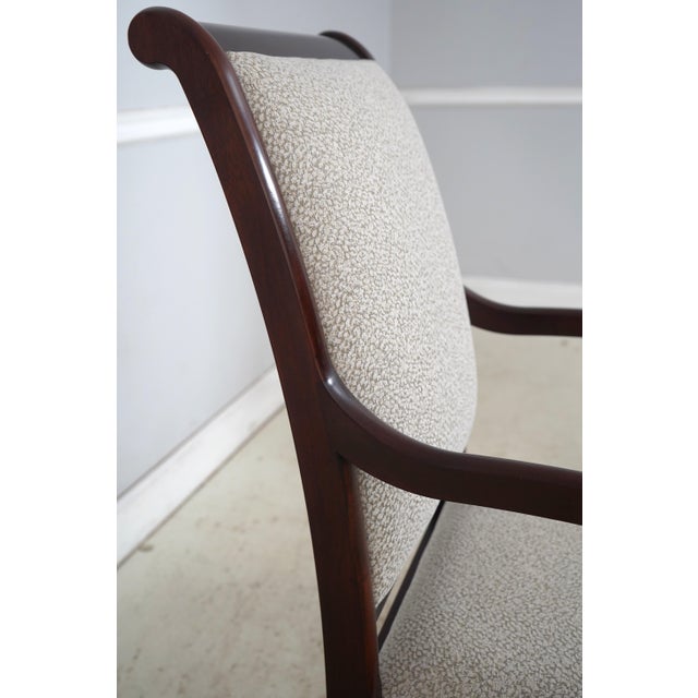 Wood Set of 8 Henkel Harris Mahogany Dining Chairs For Sale - Image 7 of 18
