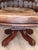 Brown Mid 19th Century English Mahogany and Leather Swivel Desk Chair For Sale - Image 8 of 12