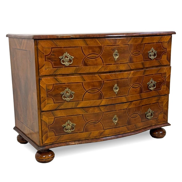 Antique Baroque Chest of Drawers with Inlays, 1790s For Sale - Image 18 of 18